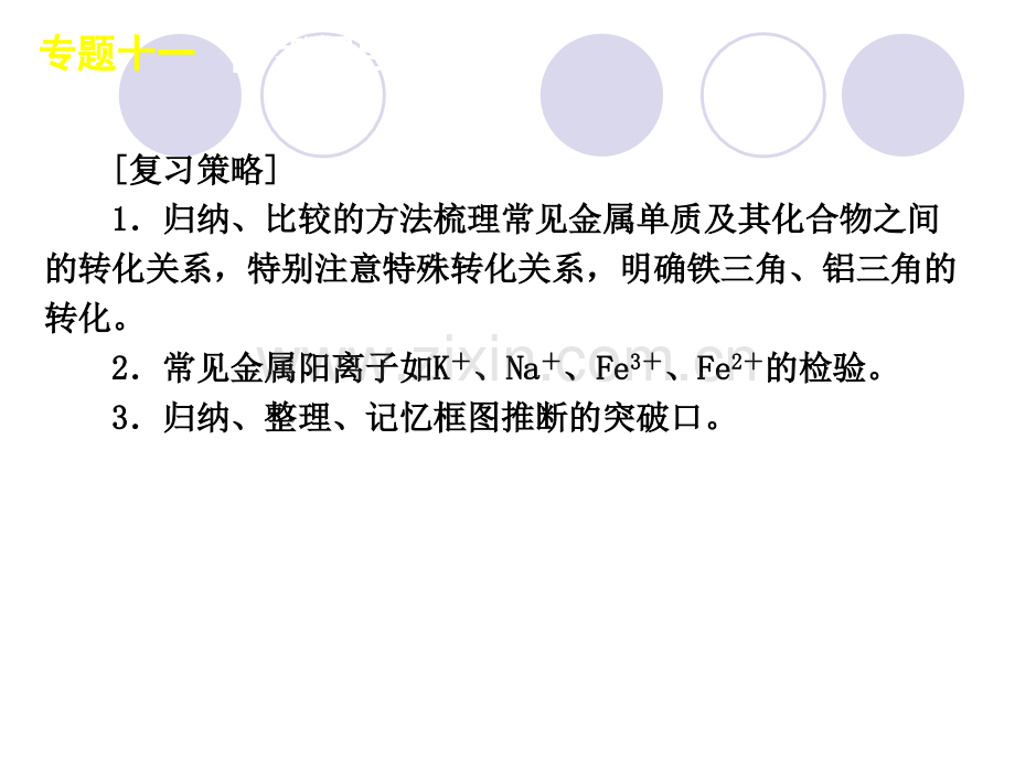 专题11常见金属元素单质及其重要化合物.pptx_第2页
