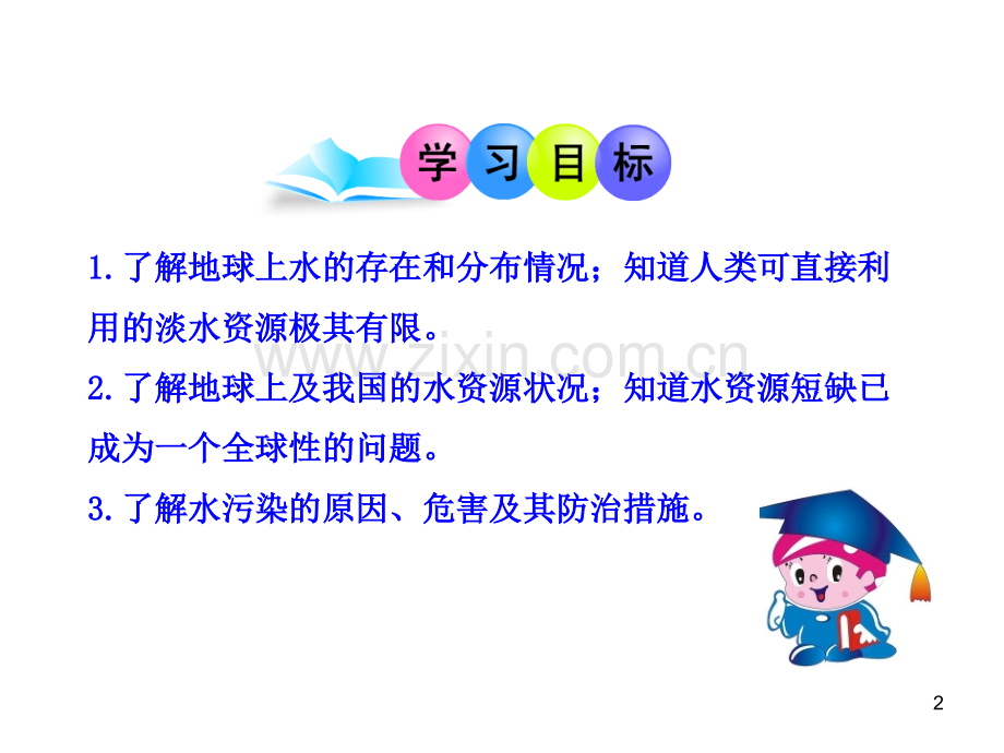 人教版初中化学题1爱护水资源.pptx_第2页