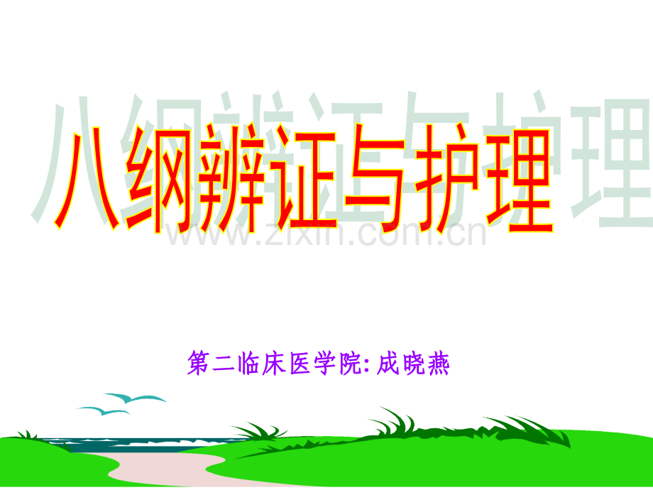 中医须知——八纲辨证与护理.pptx_第1页