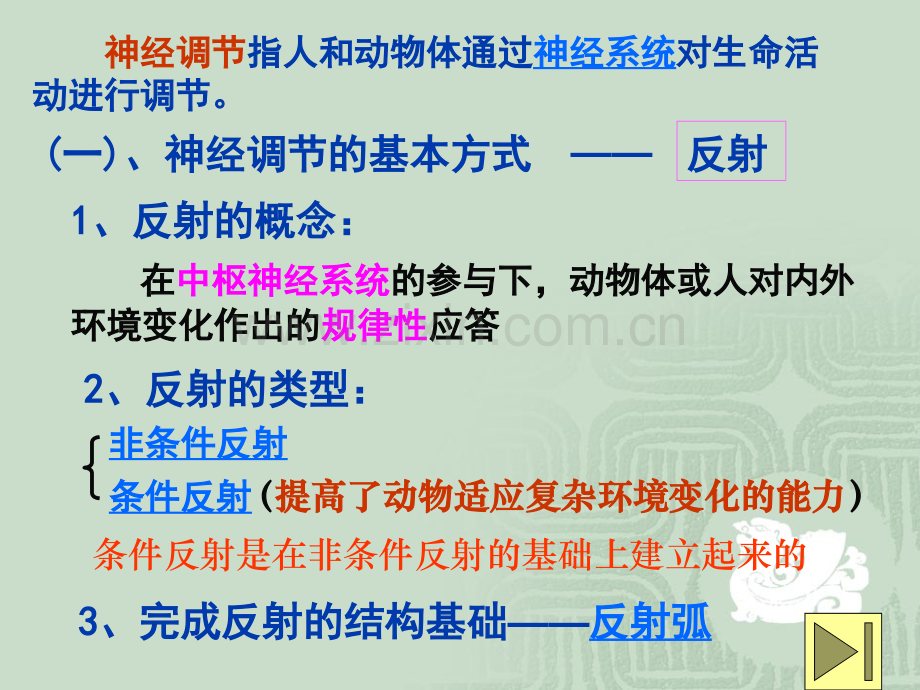 人教版教学云南省弥勒县庆来中学2011生物必修3-通过神经系统的调节3.pptx_第2页