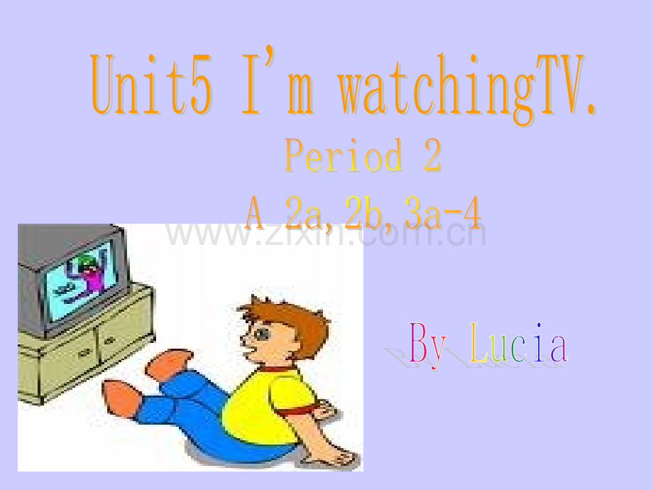 七年级英语IamwatchingTV.pptx_第2页