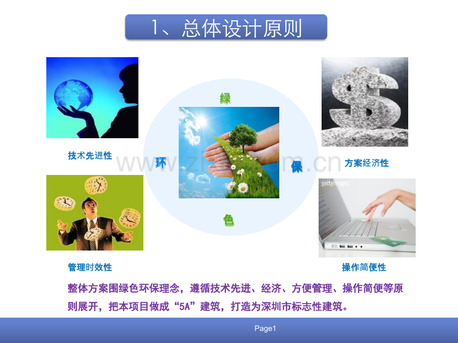 5A办公楼智能化系统设计方案.pptx_第1页