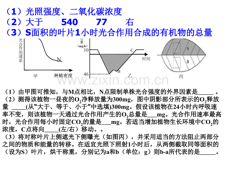 光合作用和呼吸作用专题之氧气和二氧化碳浓度变化.pptx_第1页