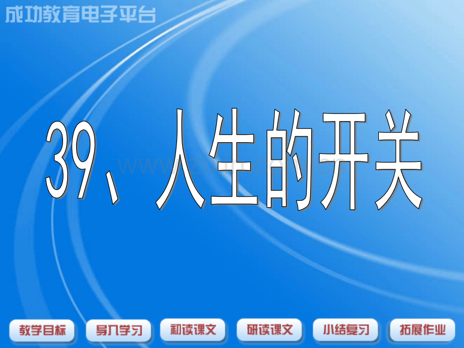 39人生的开关.pptx_第1页