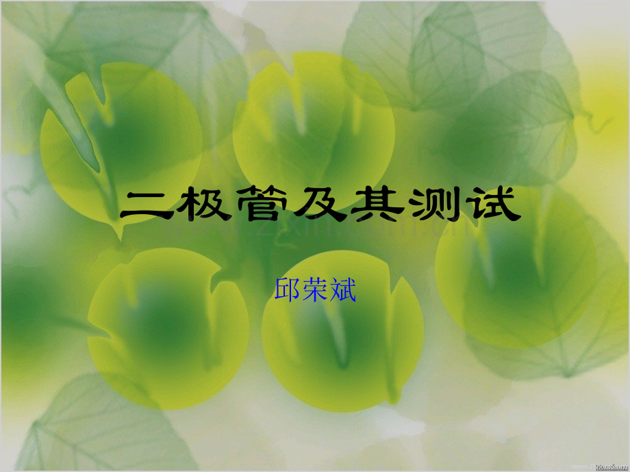 二极管及其测试.pptx_第1页