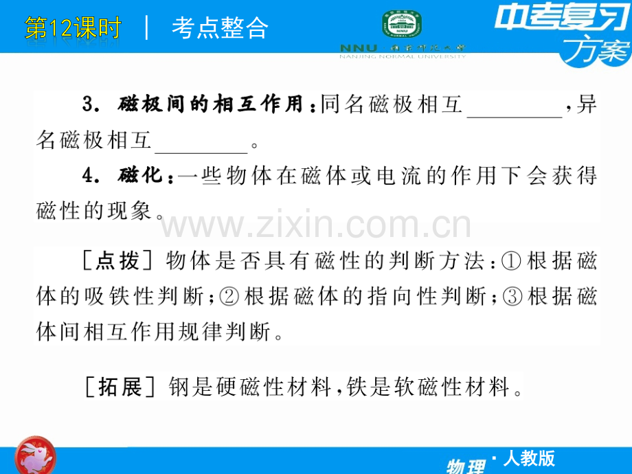 人教版中考物理复习方案第12-磁现象-电生磁.pptx_第2页