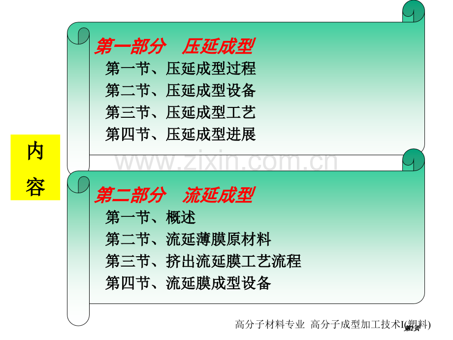 知识点八压延流延成型公开课一等奖优质课大赛微课获奖课件.pptx_第2页