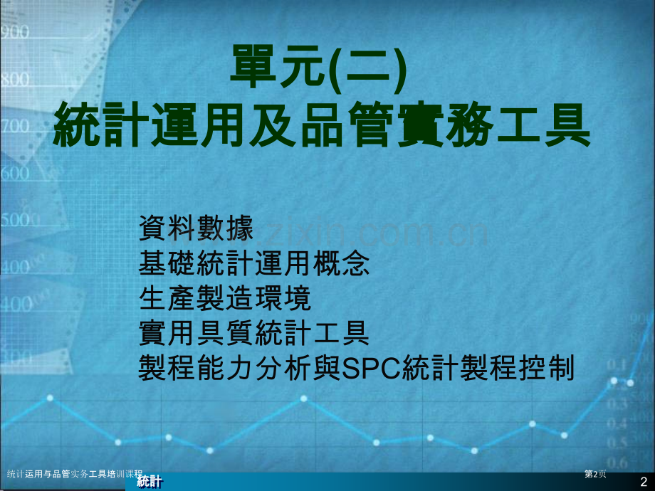 统计运用与品管实务工具培训课程.pptx_第2页