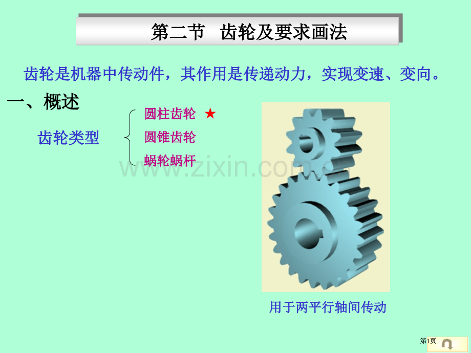 工程制图标准件常用件中学时公开课一等奖优质课大赛微课获奖课件.pptx_第1页