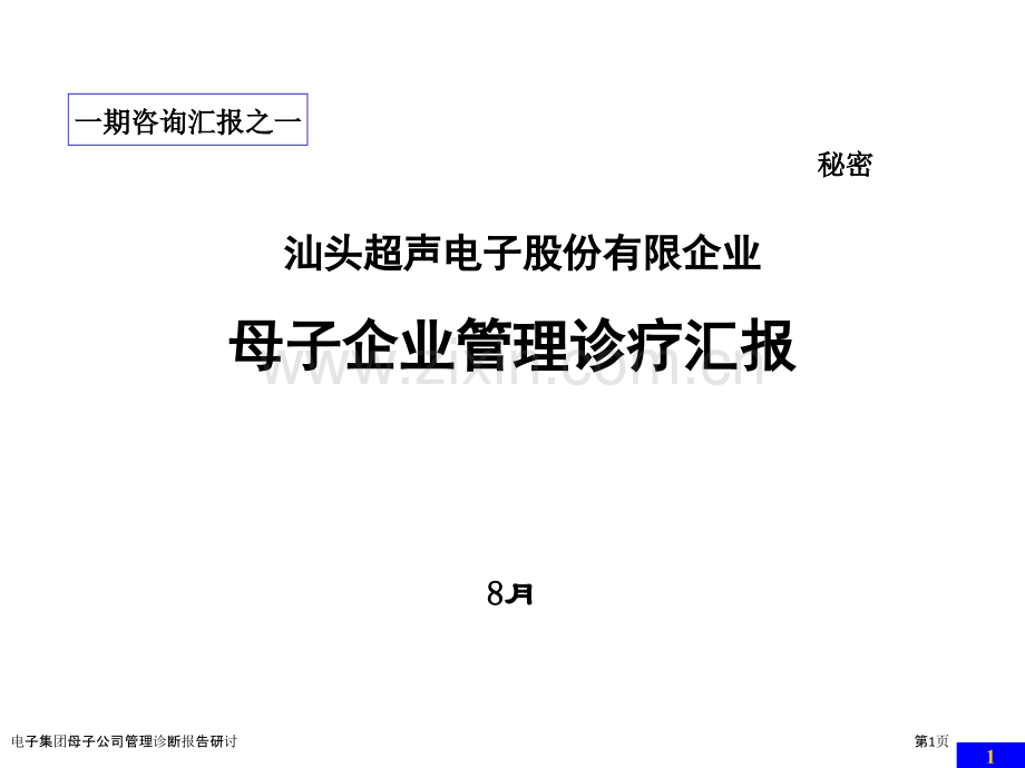 电子集团母子公司管理诊断报告研讨.pptx_第1页