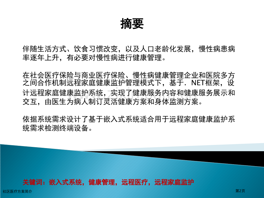 社区医疗方案简介专家讲座.pptx_第2页