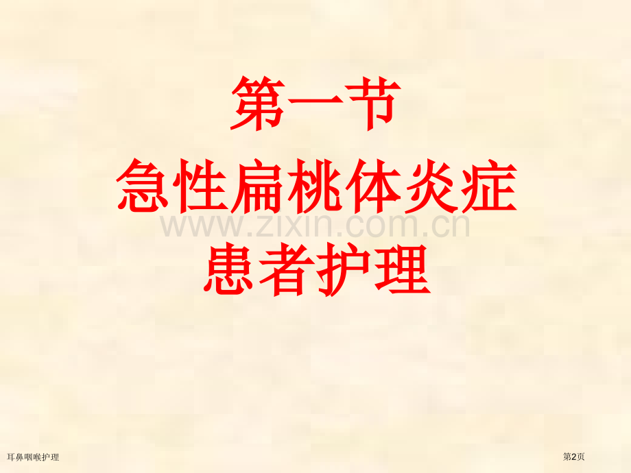 耳鼻咽喉护理专家讲座.pptx_第2页