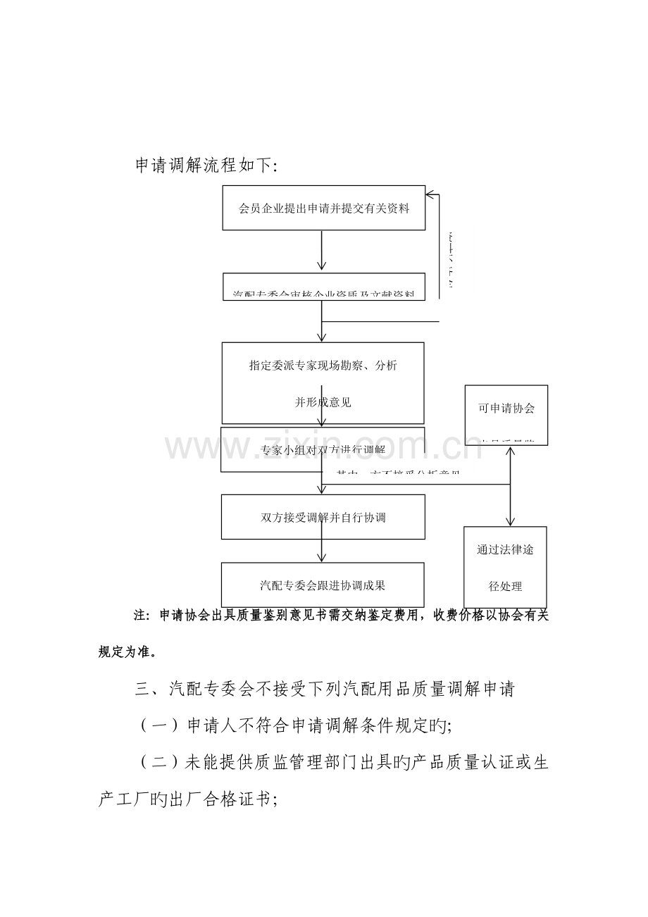 汽车配件用品质量问题调解申请流程.doc_第2页
