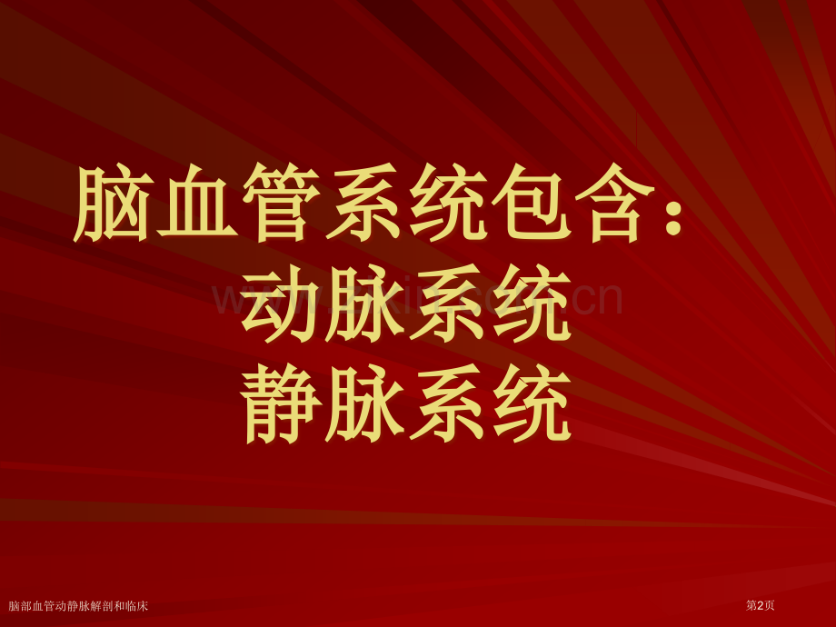 脑部血管动静脉解剖和临床专家讲座.pptx_第2页
