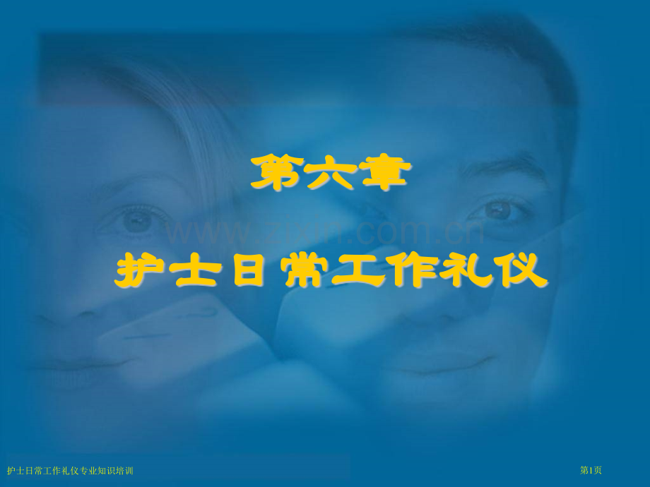 护士日常工作礼仪专业知识培训专家讲座.pptx_第1页