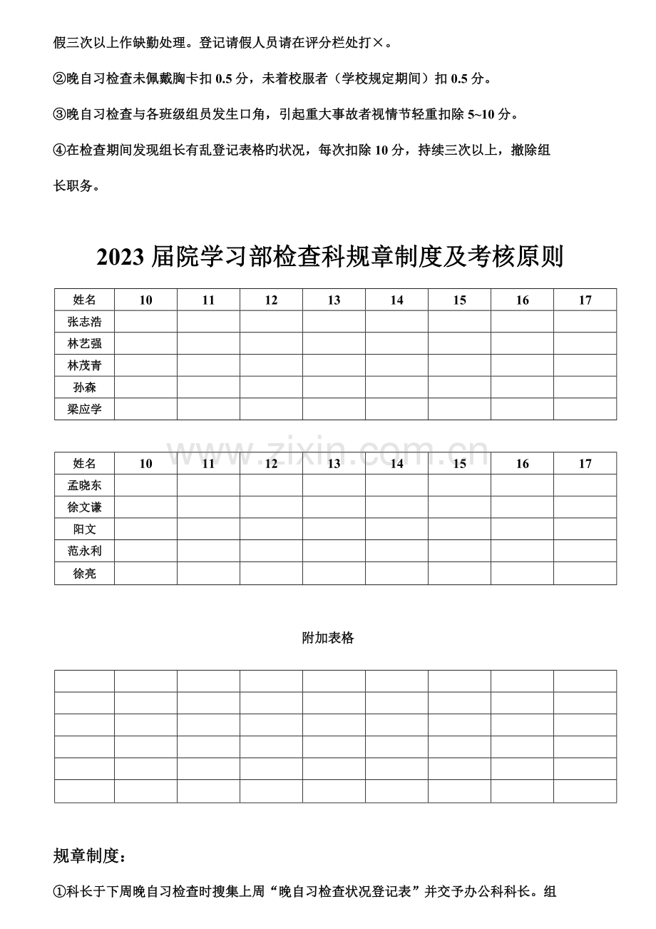 院学习部检查科规章制度及考核标准.doc_第2页