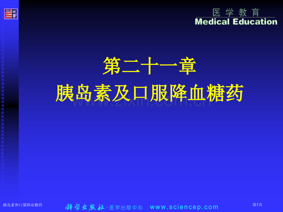 胰岛素和口服降血糖药专家讲座.pptx_第1页