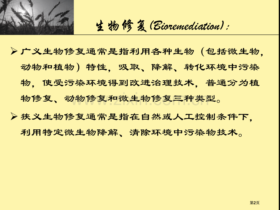生物修复技术作用机理及其运用市公开课金奖市赛课一等奖课件.pptx_第2页