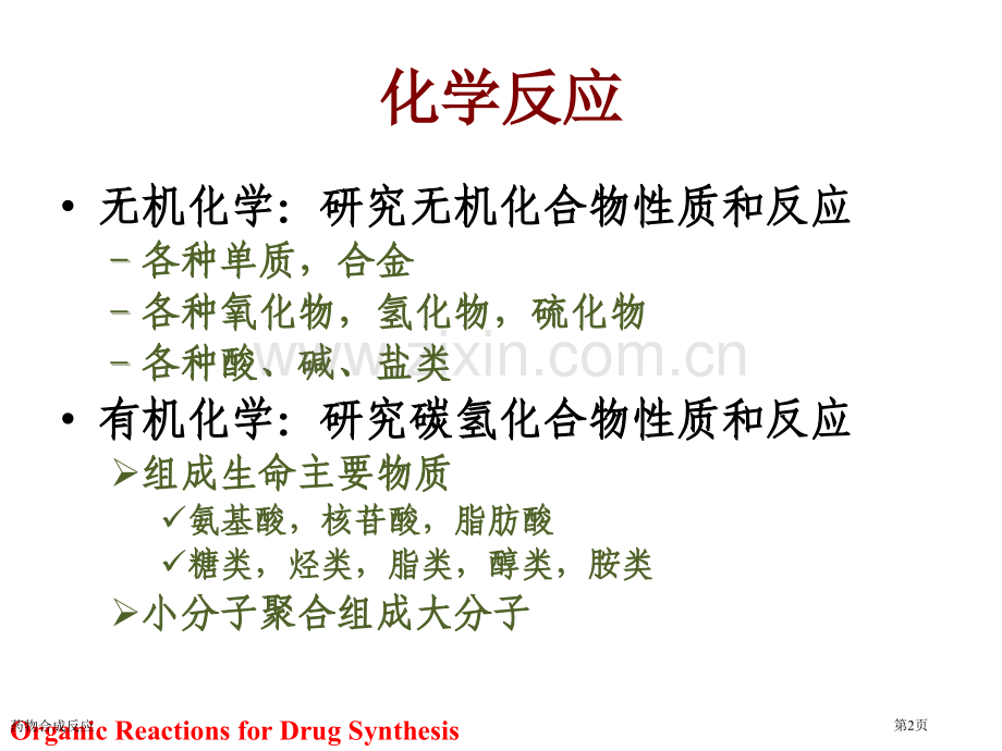 药物合成反应专家讲座.pptx_第2页