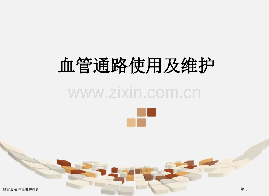 血管通路的使用和维护专家讲座.pptx_第1页