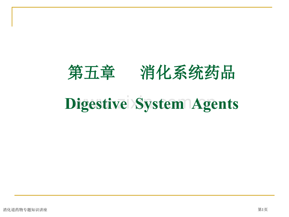 消化道药物专题知识讲座专家讲座.pptx_第1页