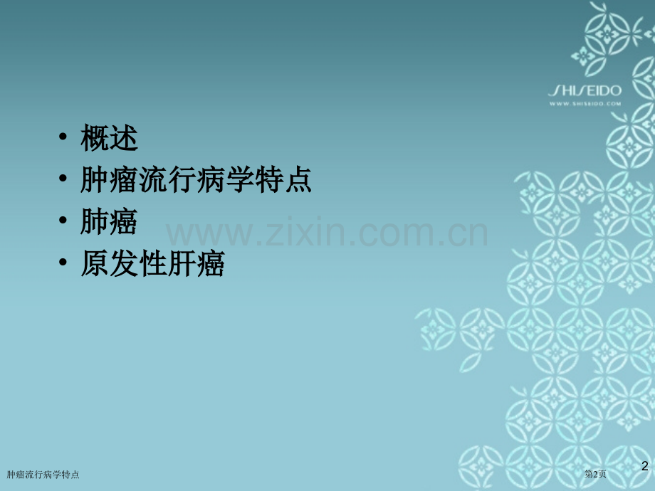 肿瘤流行病学特点专家讲座.pptx_第2页