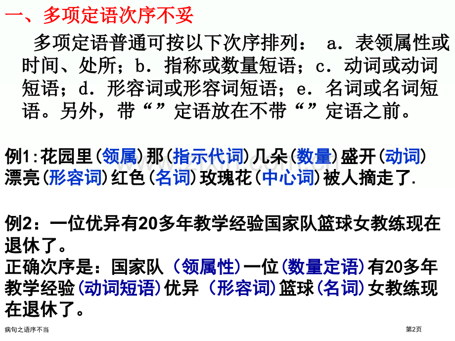 病句之语序不当专家讲座.pptx_第2页
