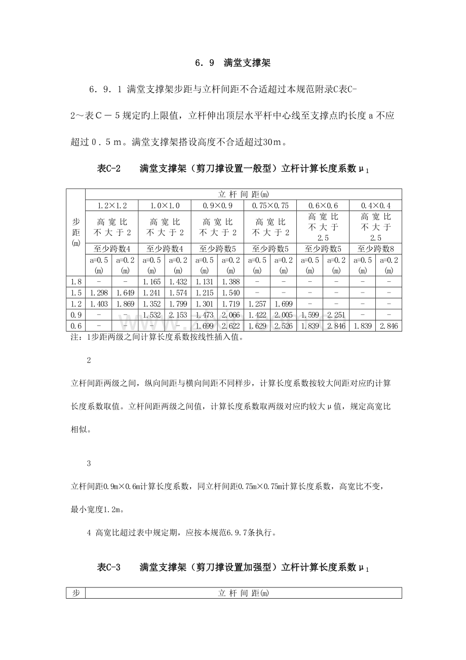 满堂支撑架构造要求规范.doc_第2页