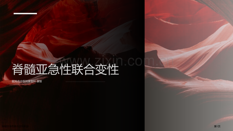 脊髓亚急性联合变性新版.pptx_第1页