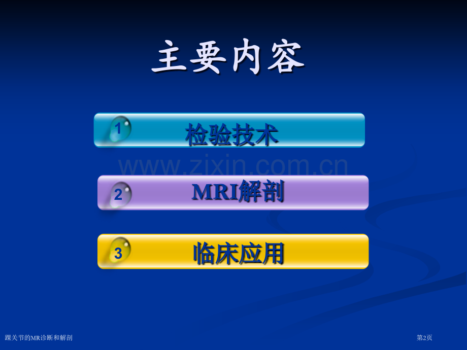 踝关节的MR诊断和解剖.pptx_第2页