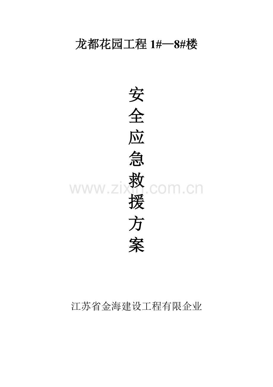 项目紧急救援预案汇总.doc_第1页