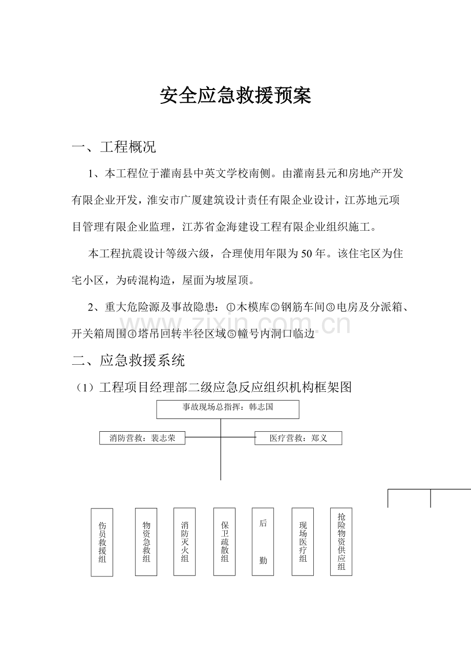 项目紧急救援预案汇总.doc_第2页