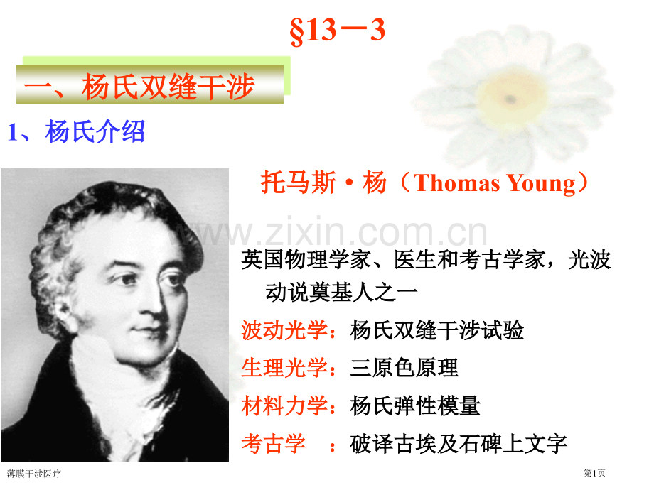 薄膜干涉医疗专家讲座.pptx_第1页