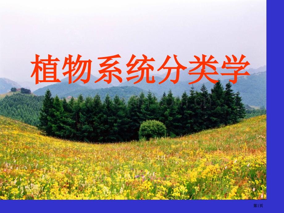 植物分类总复习公开课一等奖优质课大赛微课获奖课件.pptx_第1页