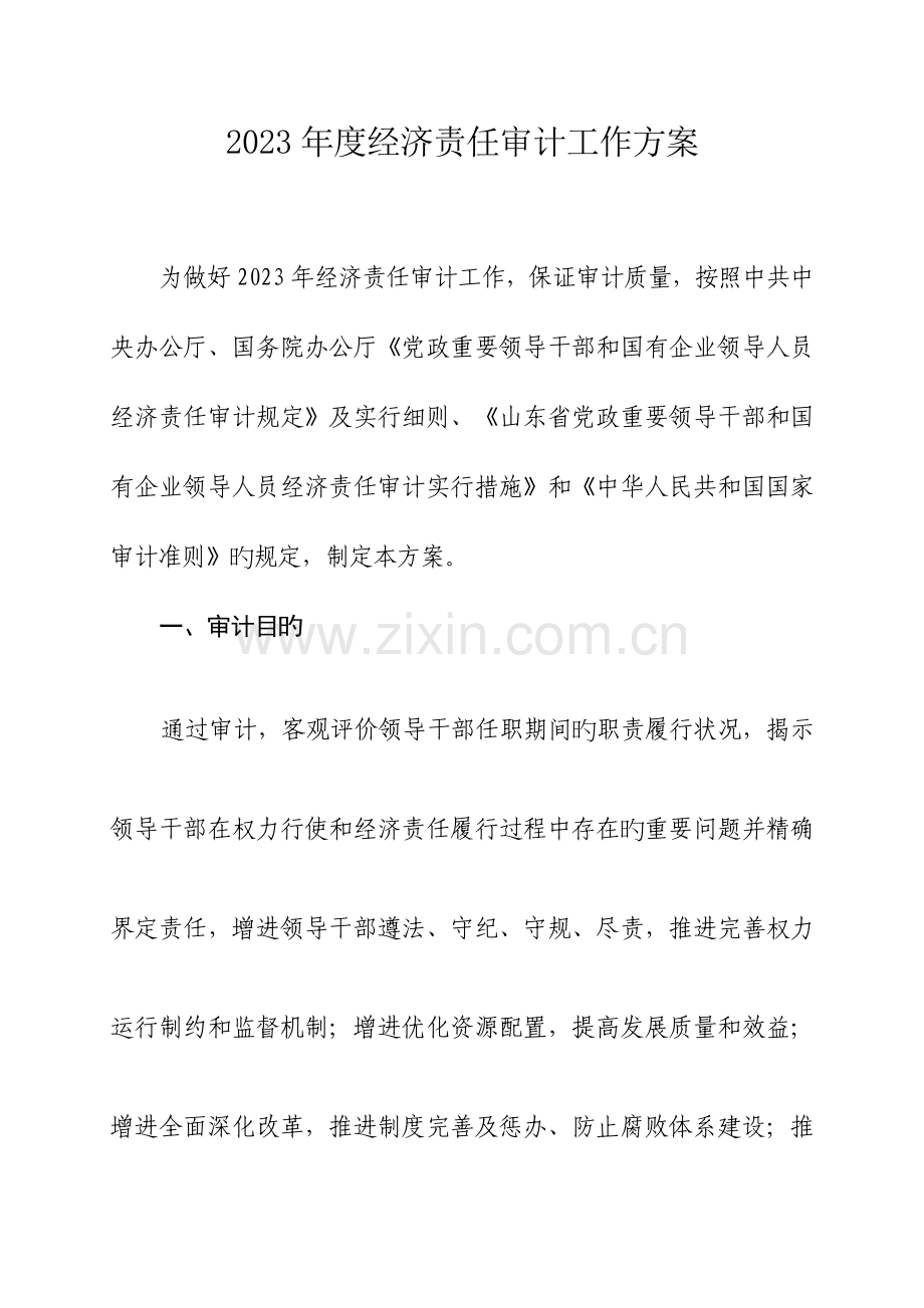 经济责任审计工作方案.doc_第1页