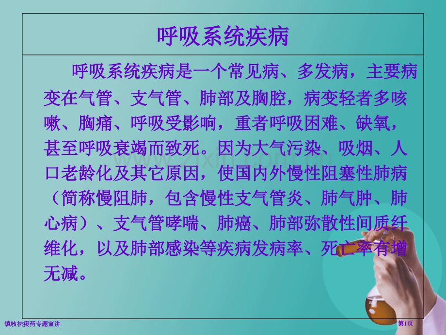 镇咳祛痰药专题宣讲.pptx_第1页