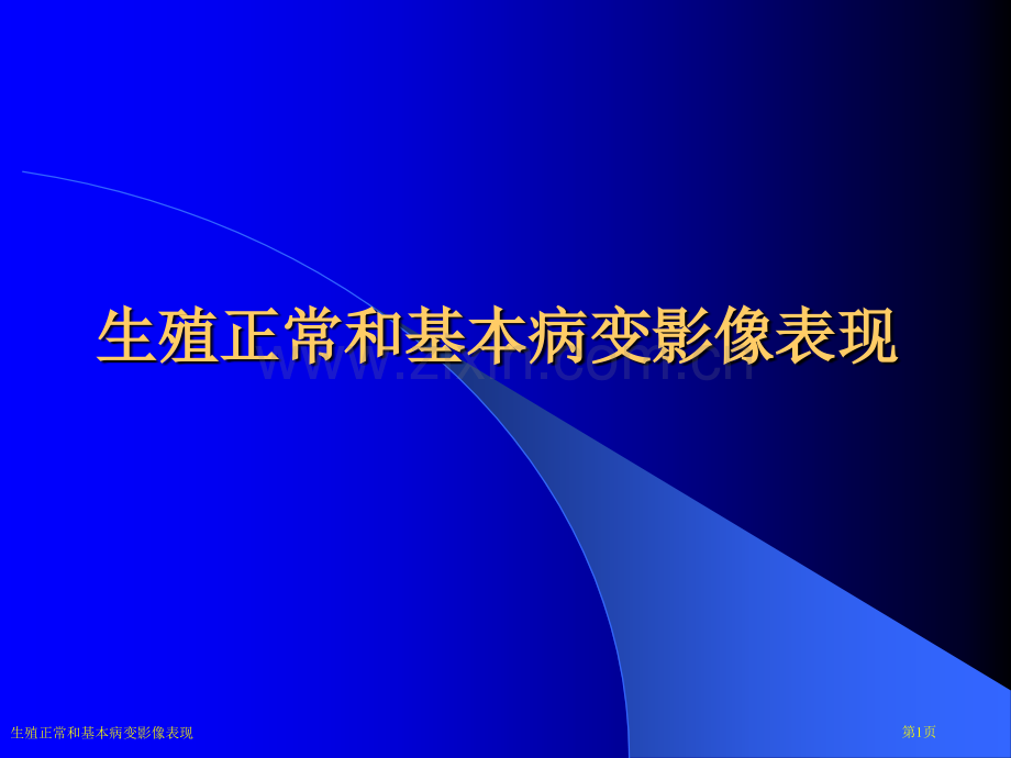 生殖正常和基本病变影像表现专家讲座.pptx_第1页