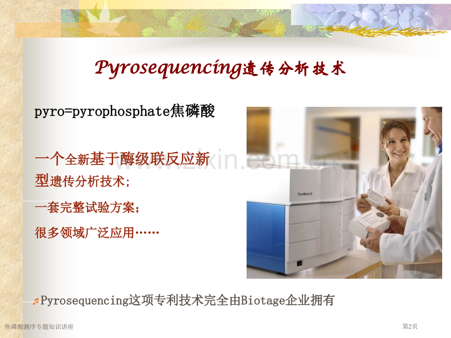 焦磷酸测序专题知识讲座专家讲座.pptx_第2页