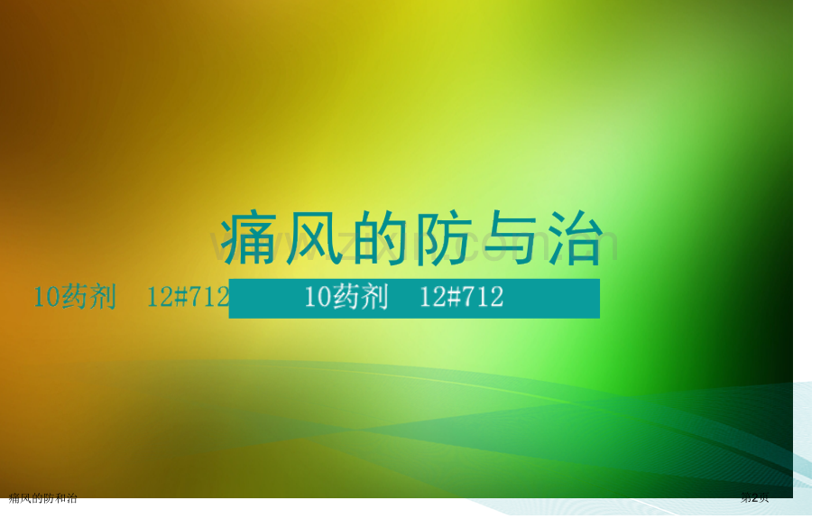 痛风的防和治专家讲座.pptx_第2页