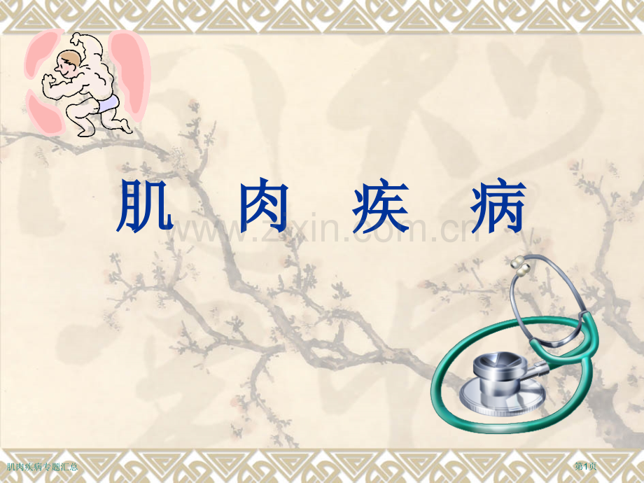 肌肉疾病专题汇总专家讲座.pptx_第1页