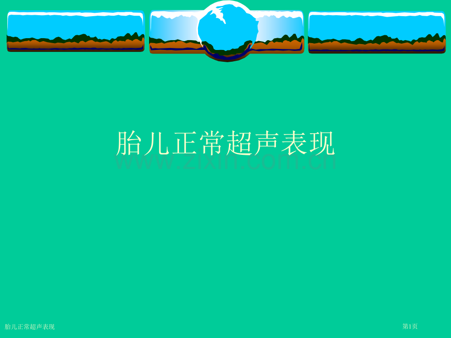 胎儿正常超声表现专家讲座.pptx_第1页