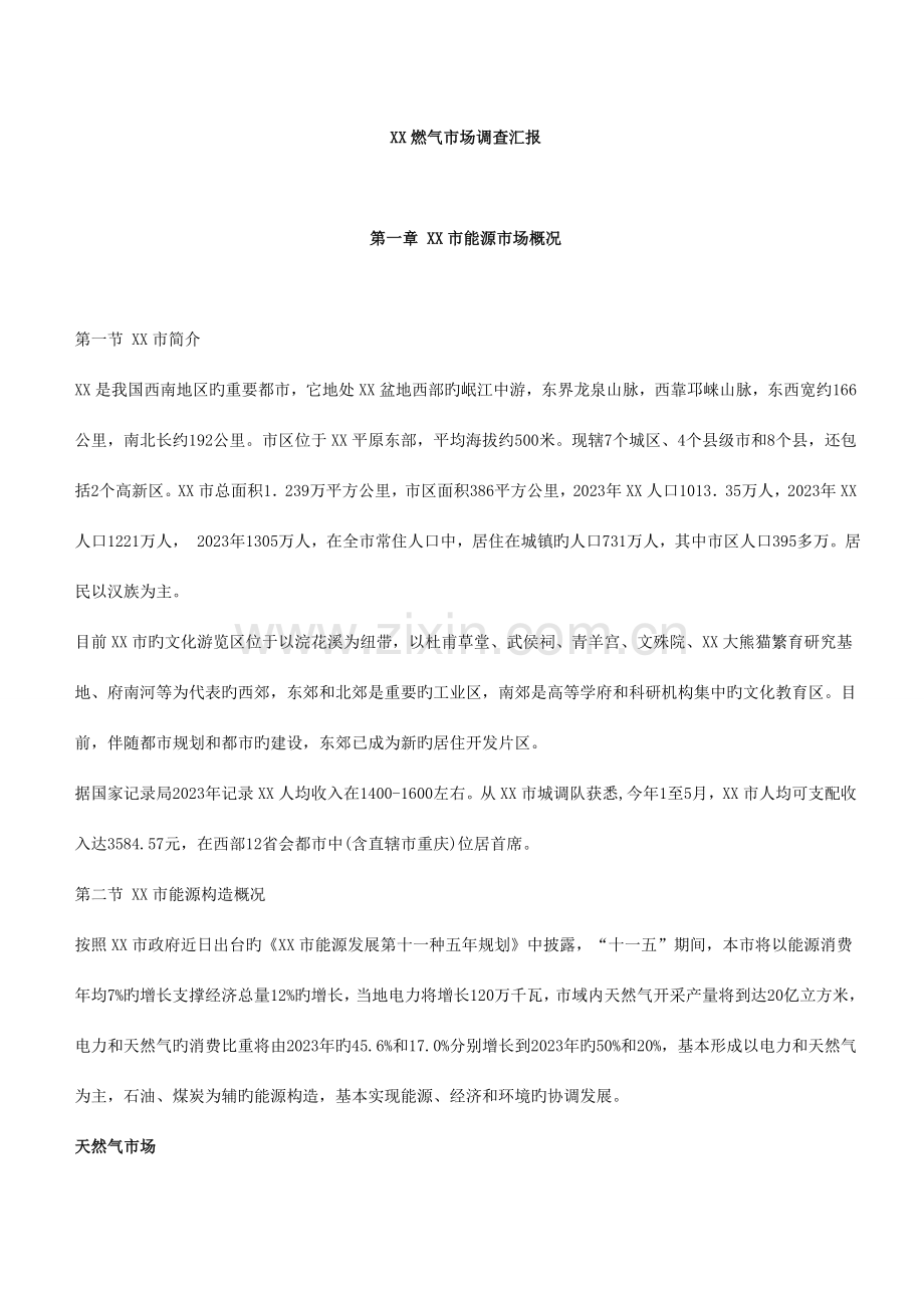 燃气市场调查报告.doc_第1页