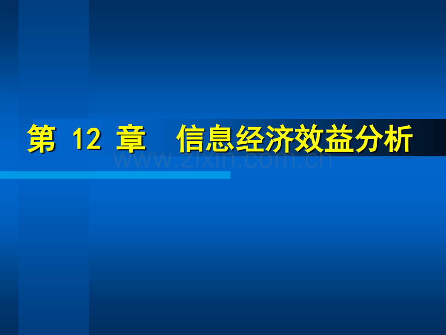 12信息经济效益分析.pptx_第1页