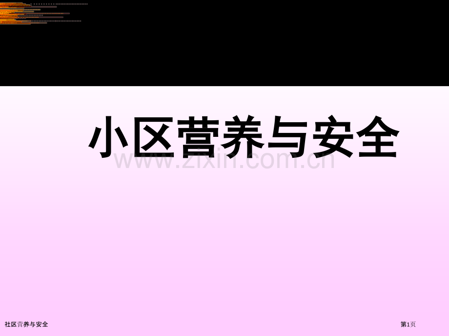 社区营养与安全.pptx_第1页