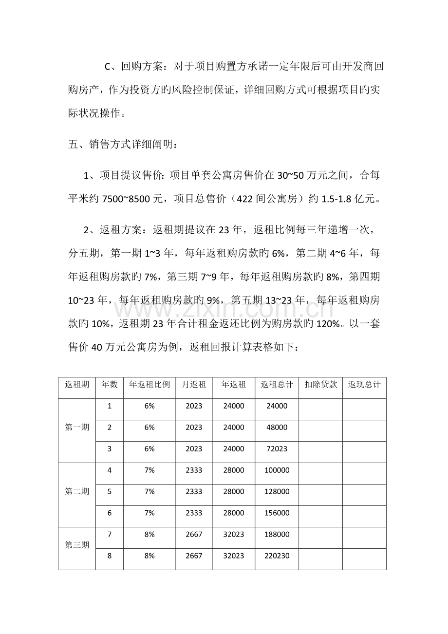 酒店返租式销售方案.docx_第2页