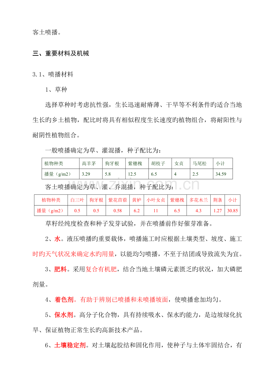 高速公路边坡植被防护施工方案.doc_第2页
