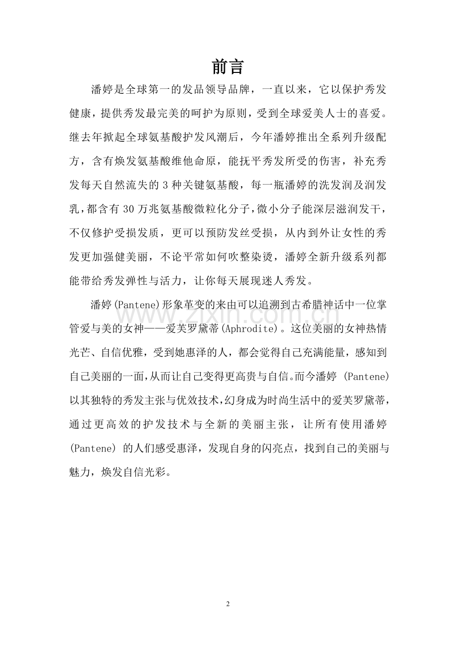 潘婷广告策划书1.doc_第2页