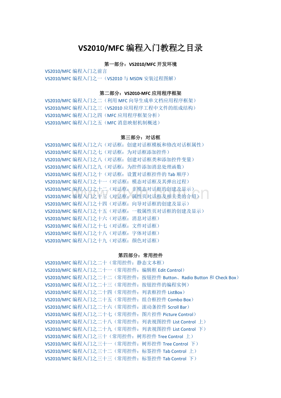 VS2010之MFC入门到精通教程155全部.doc_第1页