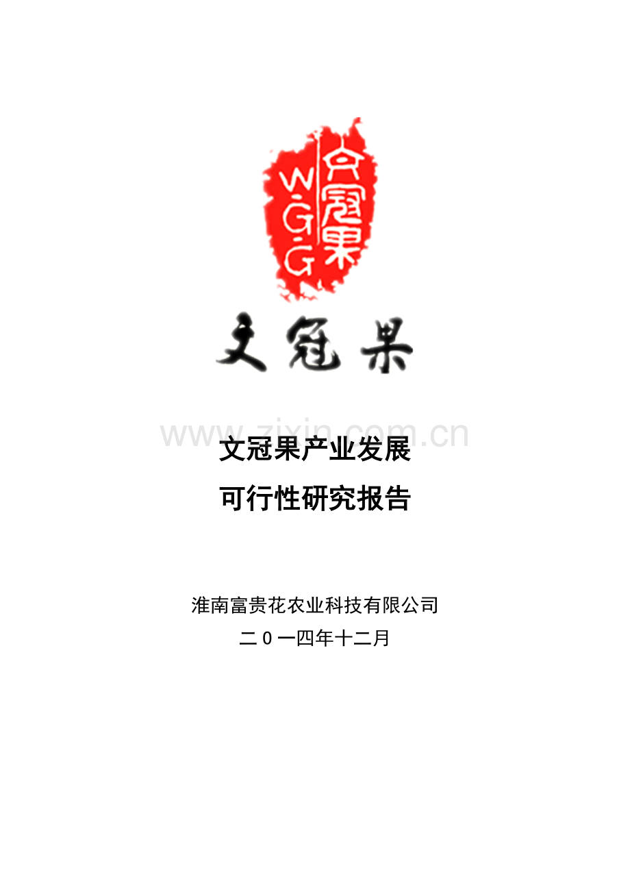 文冠果产业发展建设项目可行性研究报告书.docx_第1页