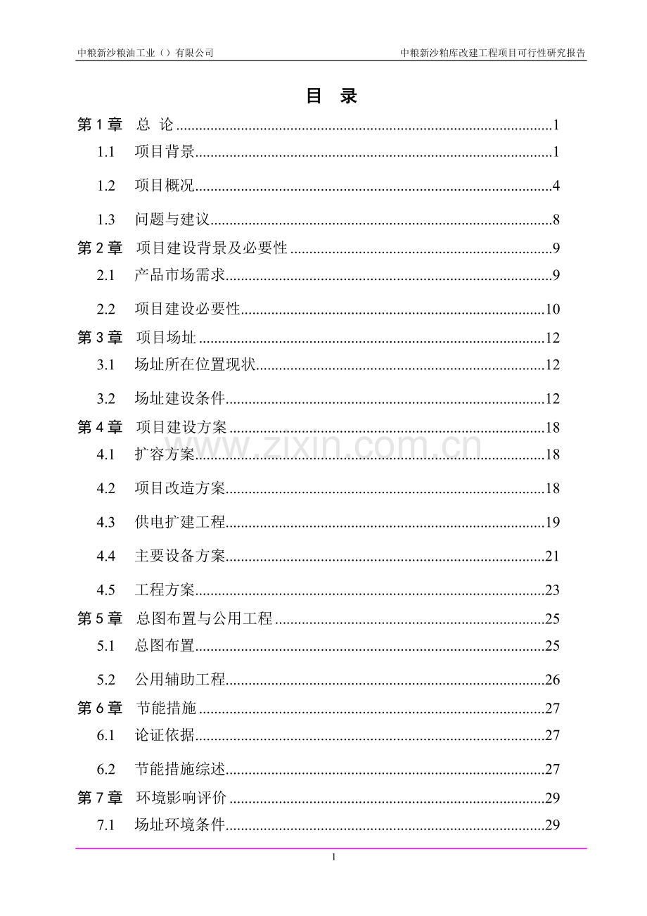中粮新沙粕库改建工程可行性研究报告.doc_第2页